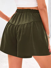 Full Size Casual Drawstring High Waist Relaxed Shorts Plus Size OutfitFlow